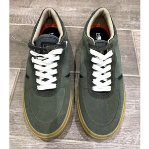 Element Skate Shoes Mens 9 Green Suede Gum Sole Lace Up Sneakers Casual